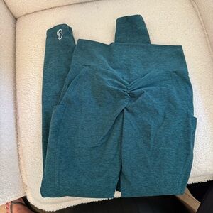 Bombshell Sportswear Blue Leggings High-Waisted Stretch